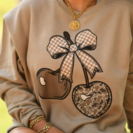 Camo Cherries Sweatshirt-P&PD Wholesale-[option4]-[option5]-[option6]-[option7]-[option8]-Shop-Boutique-Clothing-for-Women-Online