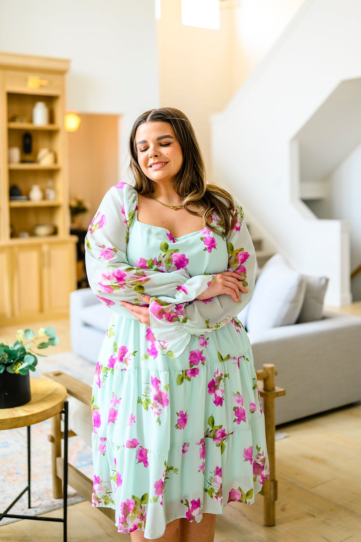 Delightfully Yours Floral Dress-Womens-Ave Shops-[option4]-[option5]-[option6]-[option7]-[option8]-Shop-Boutique-Clothing-for-Women-Online