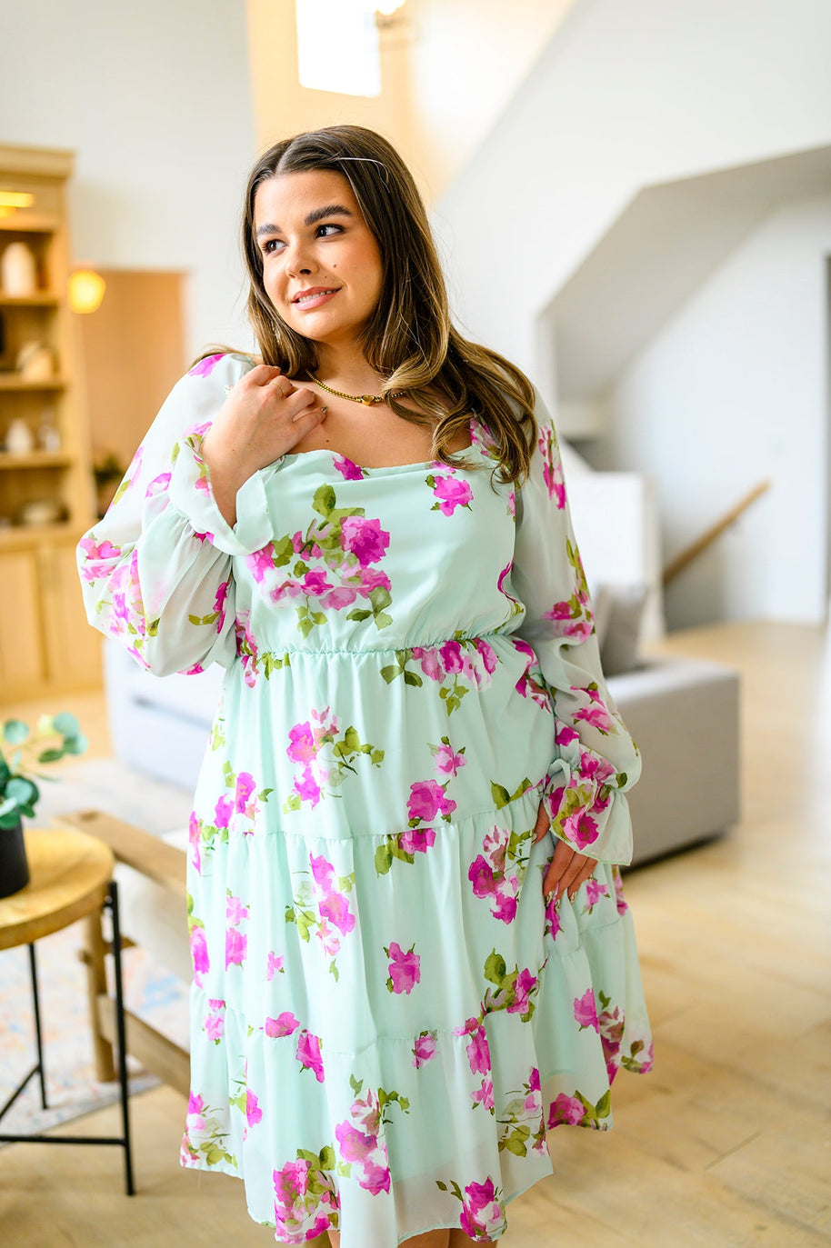 Delightfully Yours Floral Dress-Womens-Ave Shops-[option4]-[option5]-[option6]-[option7]-[option8]-Shop-Boutique-Clothing-for-Women-Online