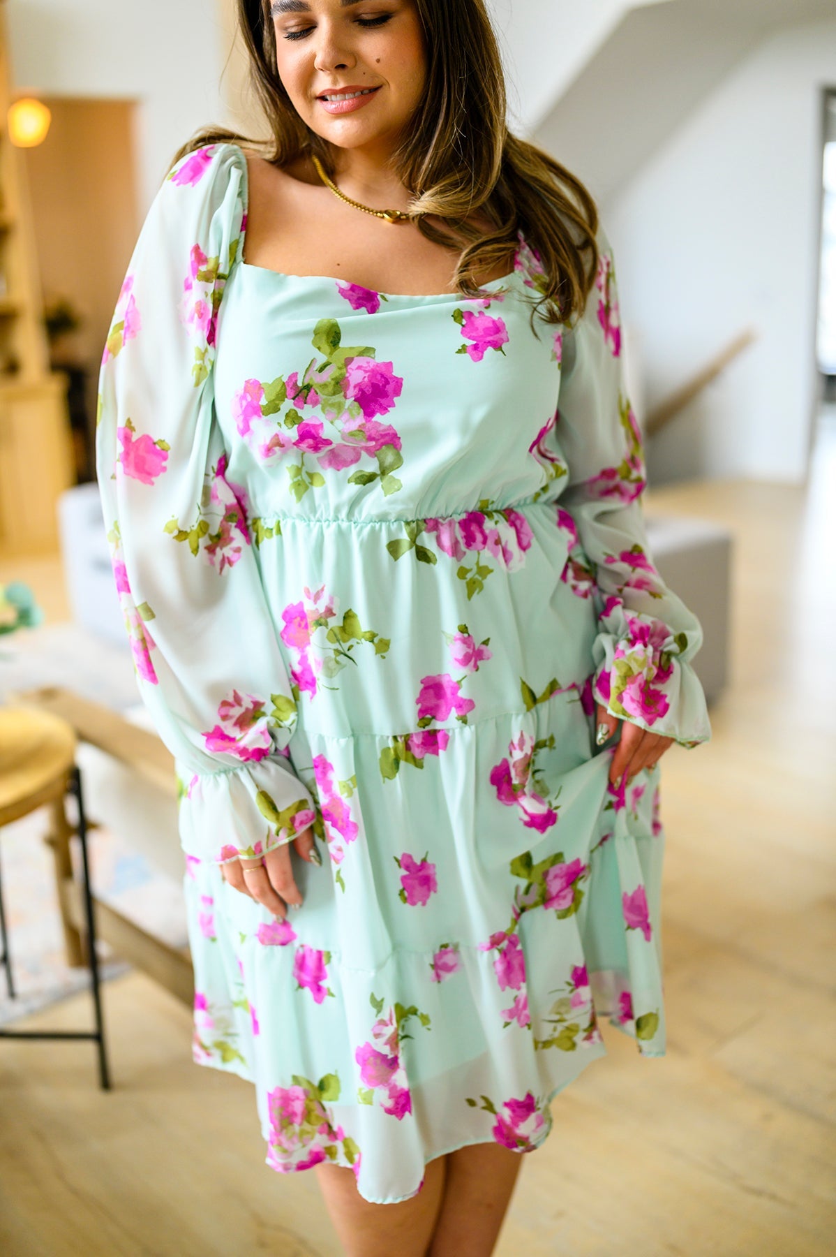 Delightfully Yours Floral Dress-Womens-Ave Shops-[option4]-[option5]-[option6]-[option7]-[option8]-Shop-Boutique-Clothing-for-Women-Online