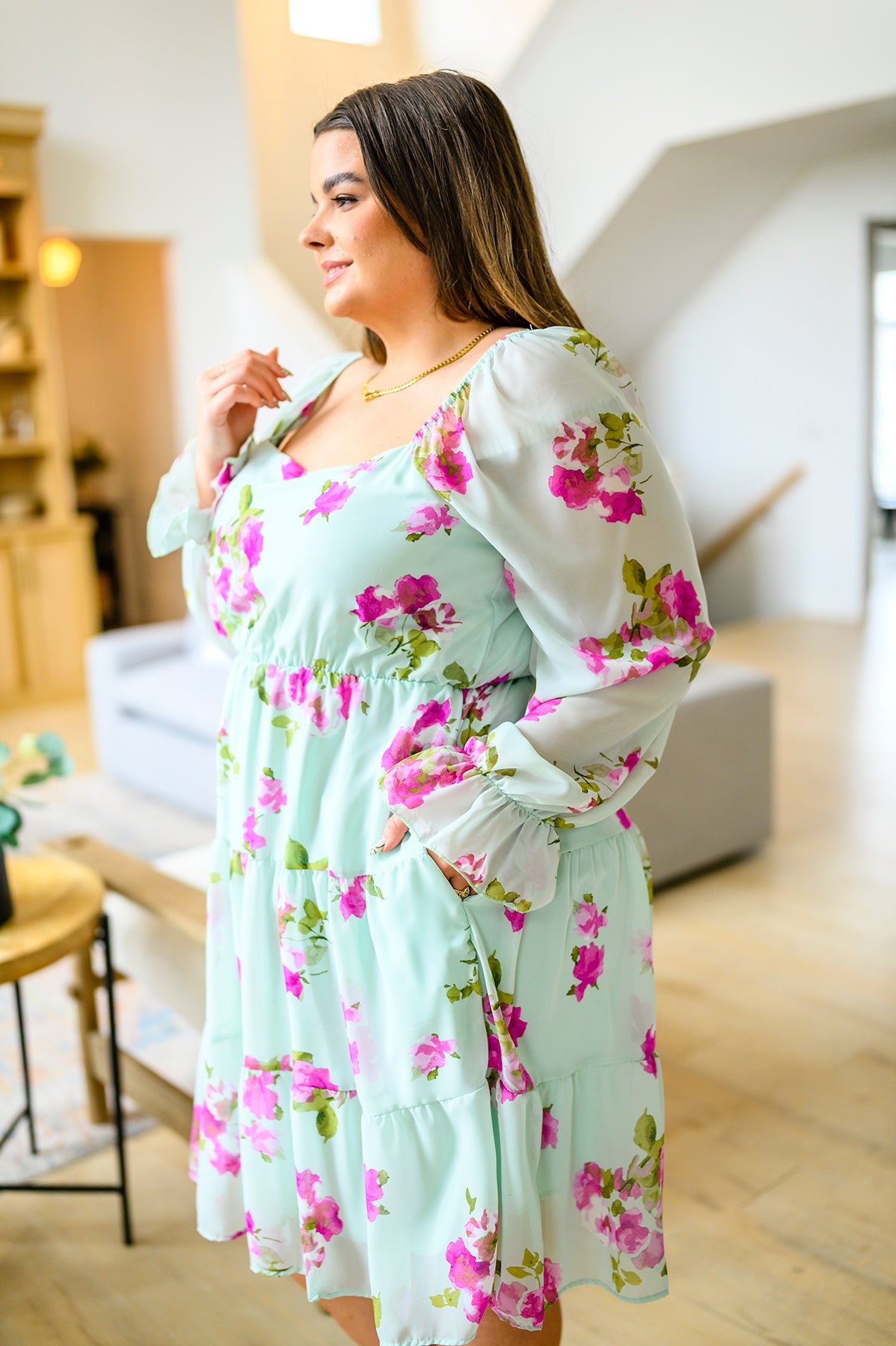 Delightfully Yours Floral Dress-Womens-Ave Shops-[option4]-[option5]-[option6]-[option7]-[option8]-Shop-Boutique-Clothing-for-Women-Online