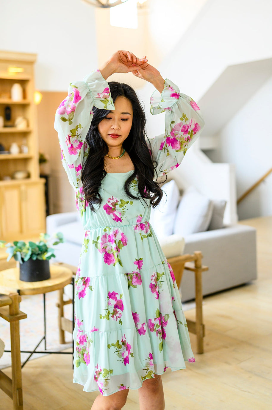 Delightfully Yours Floral Dress-Womens-Ave Shops-[option4]-[option5]-[option6]-[option7]-[option8]-Shop-Boutique-Clothing-for-Women-Online
