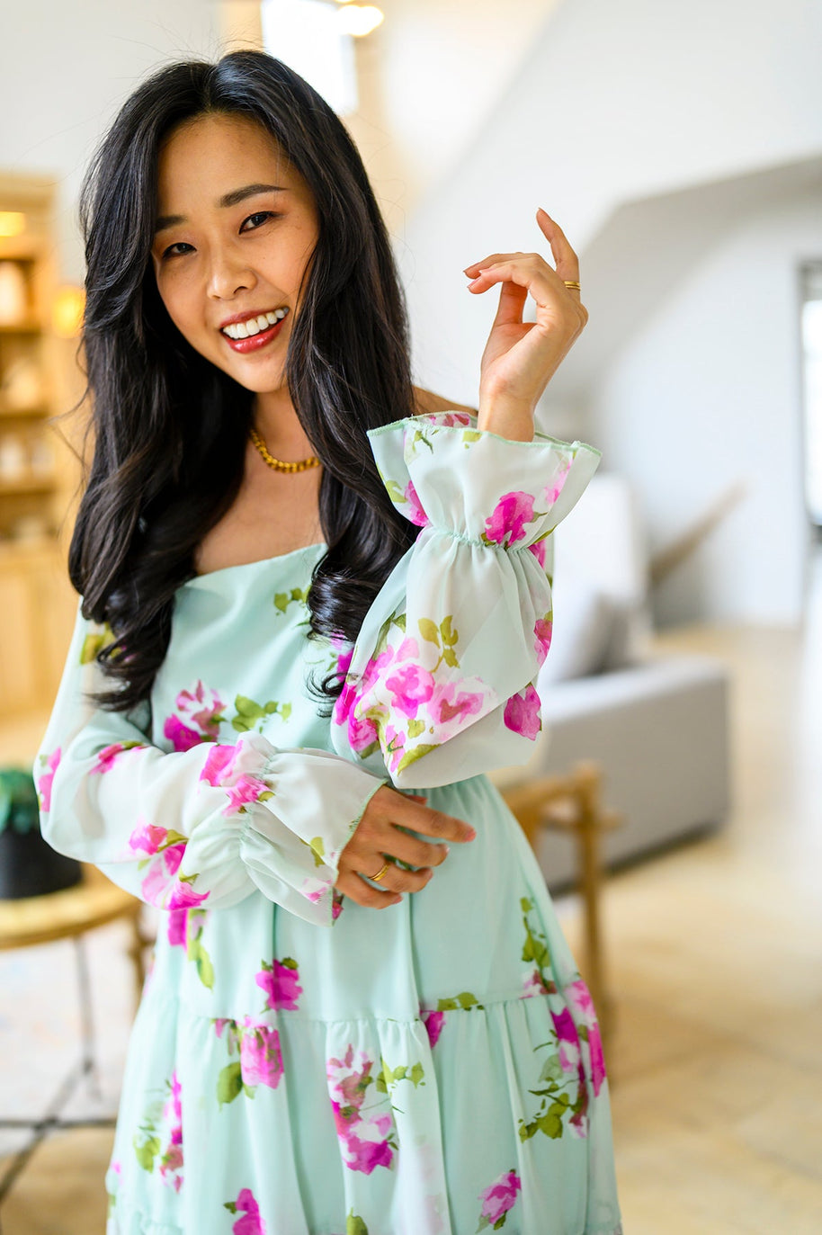 Delightfully Yours Floral Dress-Womens-Ave Shops-[option4]-[option5]-[option6]-[option7]-[option8]-Shop-Boutique-Clothing-for-Women-Online