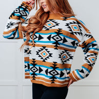 Desert Vibes Geometric Striped Sweater-Tops-Ave Shops-[option4]-[option5]-[option6]-[option7]-[option8]-Shop-Boutique-Clothing-for-Women-Online