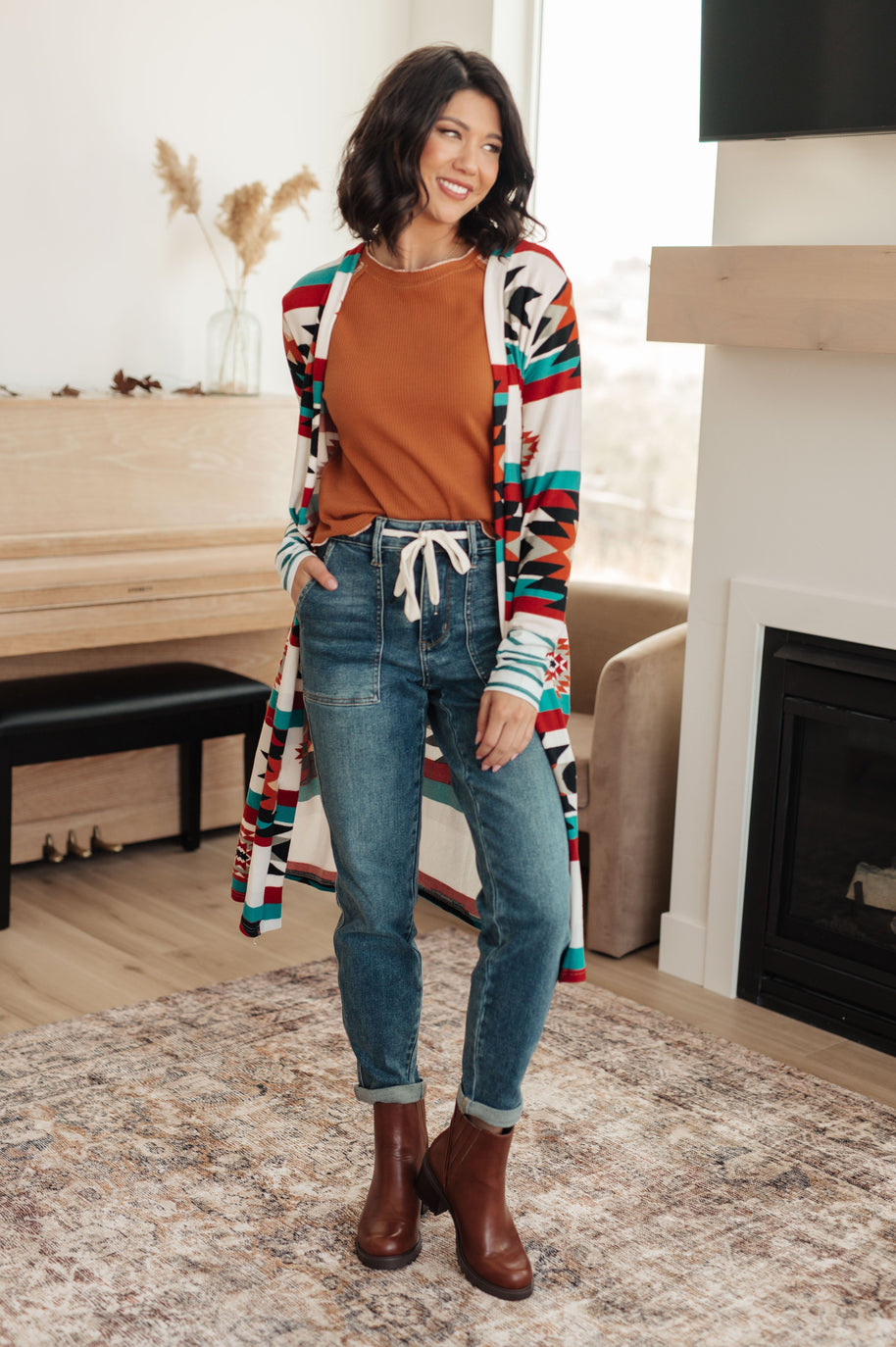 Stitch In Time Waffle Knit Top-Tops-Ave Shops-[option4]-[option5]-[option6]-[option7]-[option8]-Shop-Boutique-Clothing-for-Women-Online
