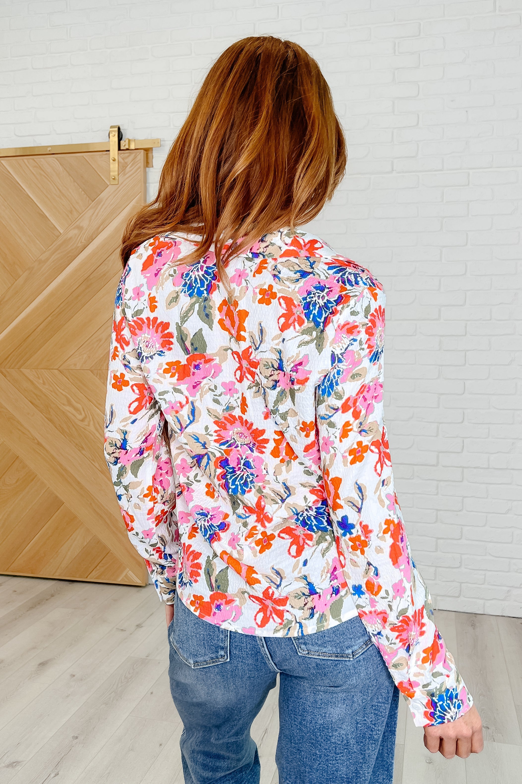 Distinguished Guest Floral Button Down-Womens-Ave Shops-[option4]-[option5]-[option6]-[option7]-[option8]-Shop-Boutique-Clothing-for-Women-Online