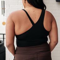 Rae Mode Doing it For Me Asymmetrical Tank in Black-Athleisure-Ave Shops-[option4]-[option5]-[option6]-[option7]-[option8]-Shop-Boutique-Clothing-for-Women-Online