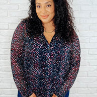 Doing the Most Polka Dot Blouse-Womens-Ave Shops-[option4]-[option5]-[option6]-[option7]-[option8]-Shop-Boutique-Clothing-for-Women-Online