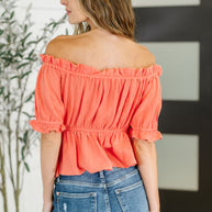 Don't Be Shy Off the Shoulder Blouse-Tops-Ave Shops-[option4]-[option5]-[option6]-[option7]-[option8]-Shop-Boutique-Clothing-for-Women-Online