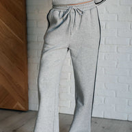 Don't Get Stuck Stripe Detail Sweatpants-Bottoms-Ave Shops-[option4]-[option5]-[option6]-[option7]-[option8]-Shop-Boutique-Clothing-for-Women-Online