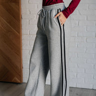 Don't Get Stuck Stripe Detail Sweatpants-Bottoms-Ave Shops-[option4]-[option5]-[option6]-[option7]-[option8]-Shop-Boutique-Clothing-for-Women-Online