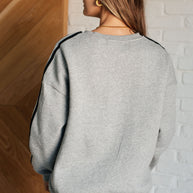 Don't Get Stuck Stripe Detail Sweatshirt-Athleisure-Ave Shops-[option4]-[option5]-[option6]-[option7]-[option8]-Shop-Boutique-Clothing-for-Women-Online