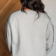 Don't Get Stuck Stripe Detail Sweatshirt-Athleisure-Ave Shops-[option4]-[option5]-[option6]-[option7]-[option8]-Shop-Boutique-Clothing-for-Women-Online