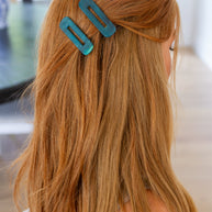 Double Trouble 2 Pack Hair Clip in Sea Blue-Accessories-Ave Shops-[option4]-[option5]-[option6]-[option7]-[option8]-Shop-Boutique-Clothing-for-Women-Online