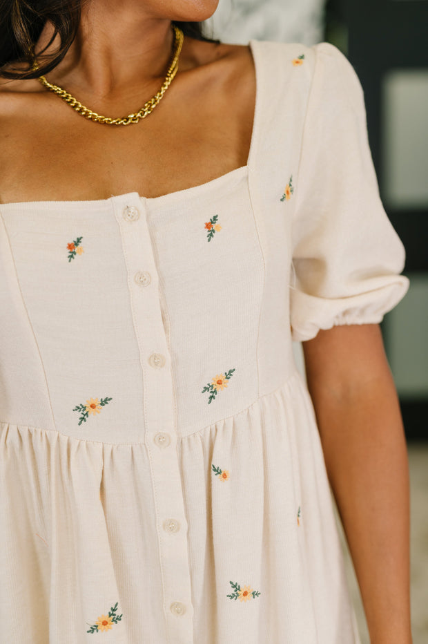 Dream a Little Dream Embroidered Dress-Dresses-Ave Shops-[option4]-[option5]-[option6]-[option7]-[option8]-Shop-Boutique-Clothing-for-Women-Online