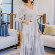 Easy Come, Easy Go Tiered Midi Dress-Dresses-Ave Shops-[option4]-[option5]-[option6]-[option7]-[option8]-Shop-Boutique-Clothing-for-Women-Online