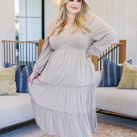 Easy Come, Easy Go Tiered Midi Dress-Dresses-Ave Shops-[option4]-[option5]-[option6]-[option7]-[option8]-Shop-Boutique-Clothing-for-Women-Online