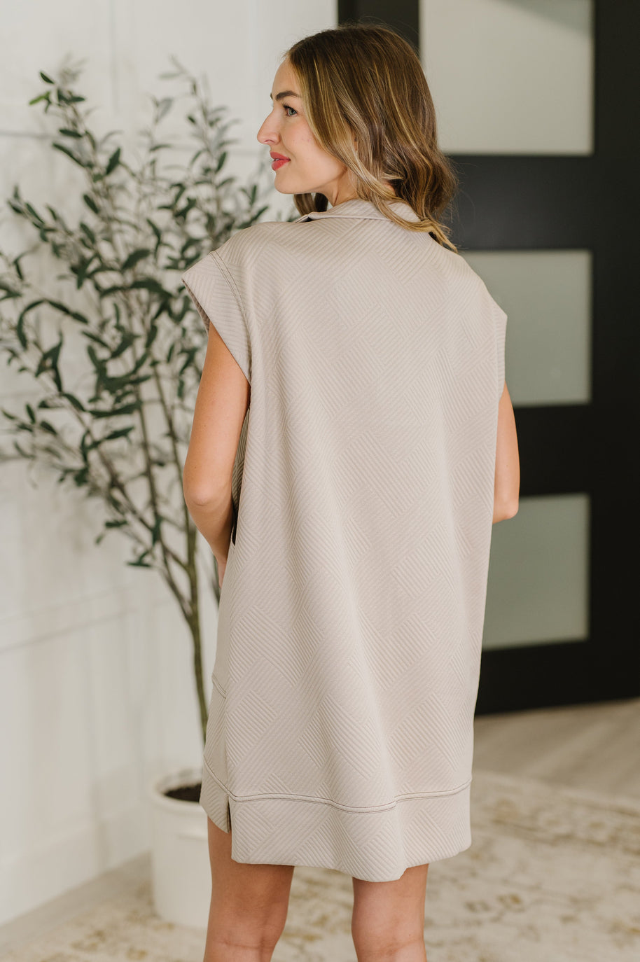 Zenana Easy Hustle High Neck Dress in Ash Mocha-Womens-Ave Shops-[option4]-[option5]-[option6]-[option7]-[option8]-Shop-Boutique-Clothing-for-Women-Online