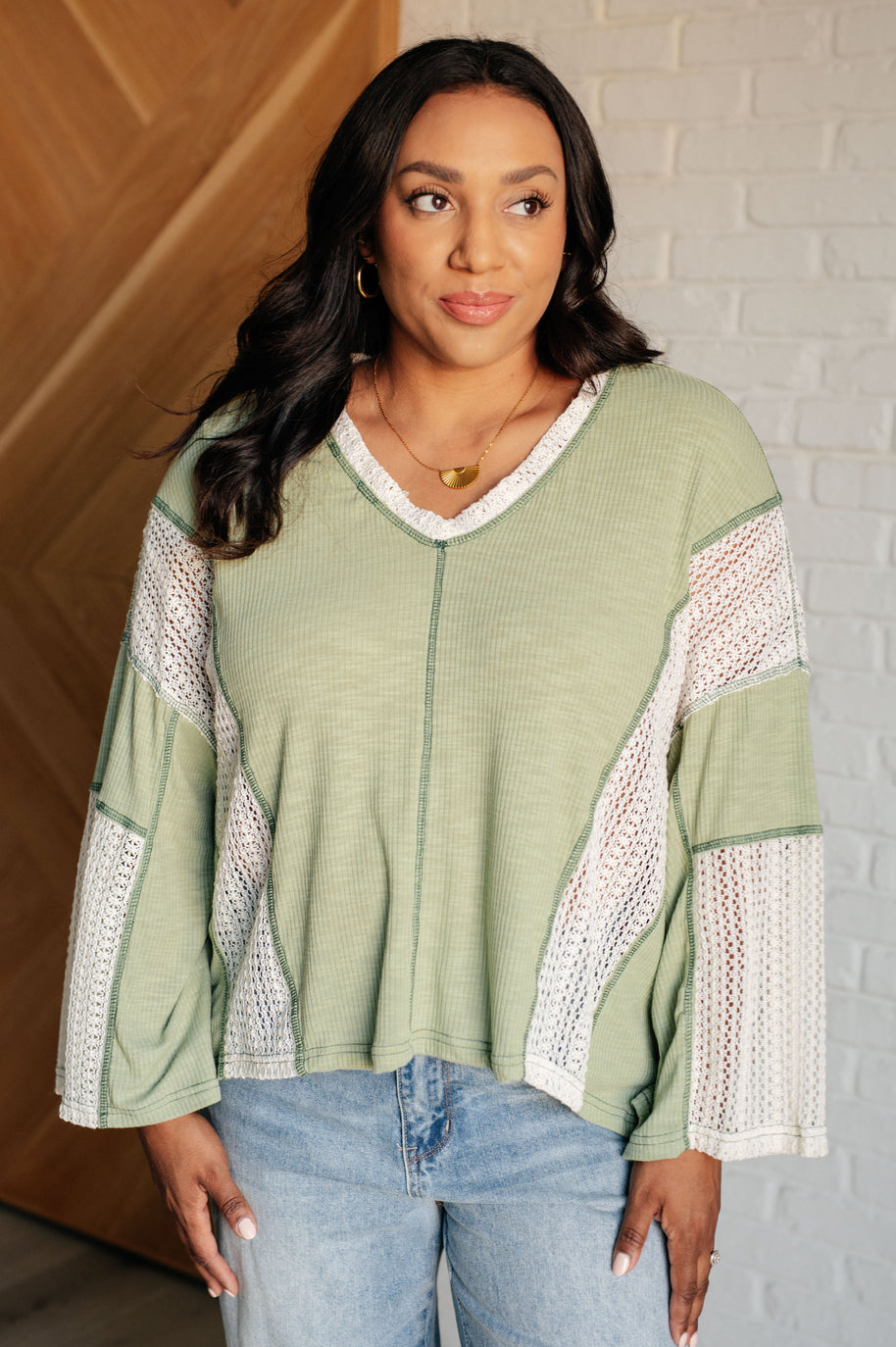 Elemental My Dear Patchwork Top-Tops-Ave Shops-[option4]-[option5]-[option6]-[option7]-[option8]-Shop-Boutique-Clothing-for-Women-Online