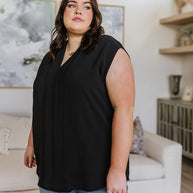 Elevate Everyday Blouse in Black-Tops-Ave Shops-[option4]-[option5]-[option6]-[option7]-[option8]-Shop-Boutique-Clothing-for-Women-Online