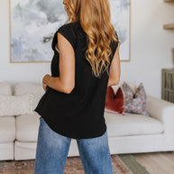 Elevate Everyday Blouse in Black-Tops-Ave Shops-[option4]-[option5]-[option6]-[option7]-[option8]-Shop-Boutique-Clothing-for-Women-Online