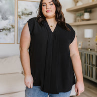 Elevate Everyday Blouse in Black-Tops-Ave Shops-[option4]-[option5]-[option6]-[option7]-[option8]-Shop-Boutique-Clothing-for-Women-Online