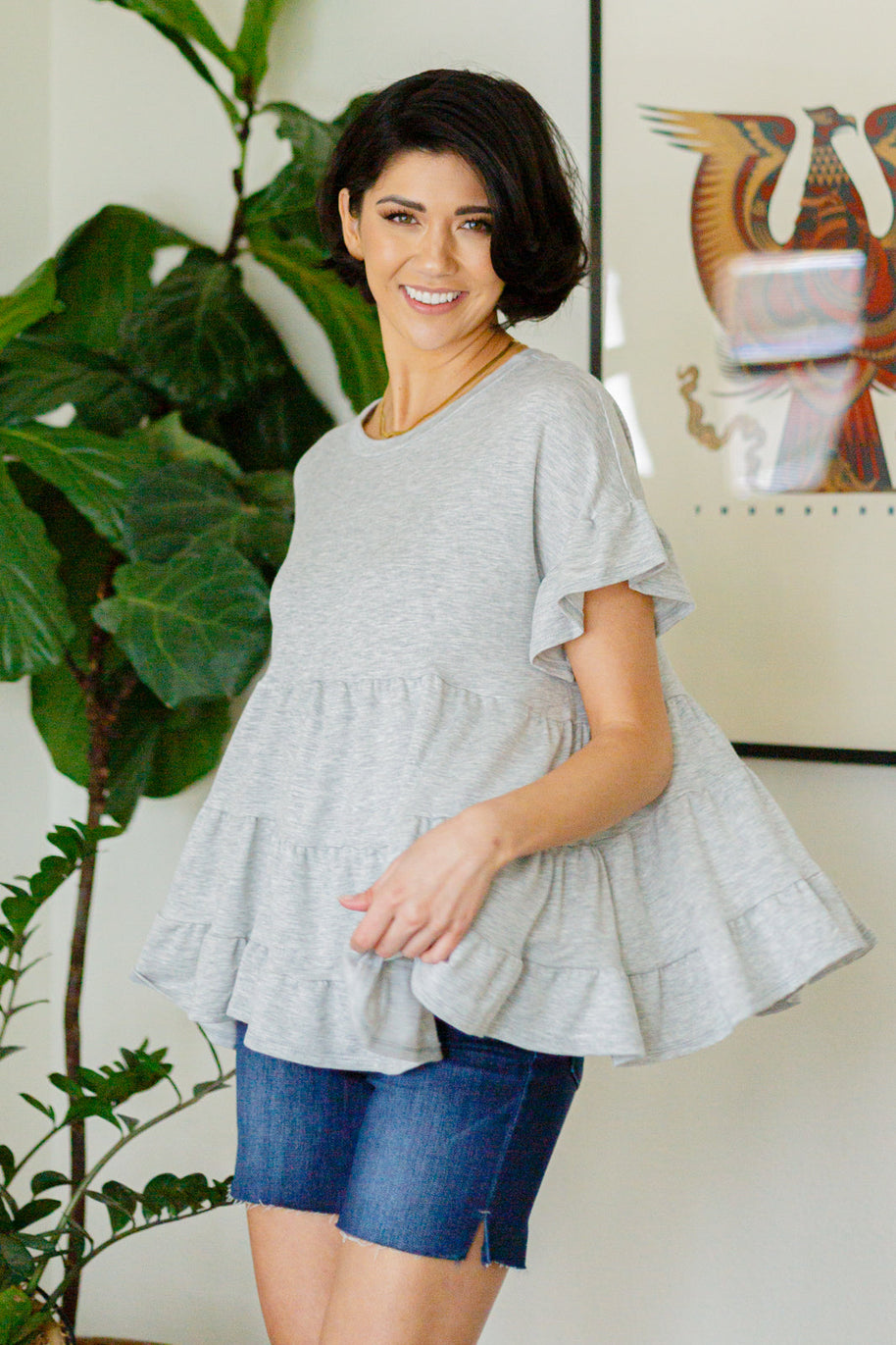 Endless Memories Tiered Babydoll Top-Tops-Ave Shops-[option4]-[option5]-[option6]-[option7]-[option8]-Shop-Boutique-Clothing-for-Women-Online