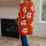Enough Anyways Floral Cardigan in Burnt Orange-Layers-Ave Shops-[option4]-[option5]-[option6]-[option7]-[option8]-Shop-Boutique-Clothing-for-Women-Online