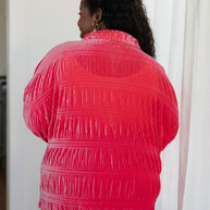Feeling Fuchsia Velvet Button Down-Tops-Ave Shops-[option4]-[option5]-[option6]-[option7]-[option8]-Shop-Boutique-Clothing-for-Women-Online