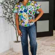 Fielding Questions Floral Top-Womens-Ave Shops-[option4]-[option5]-[option6]-[option7]-[option8]-Shop-Boutique-Clothing-for-Women-Online
