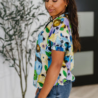 Fielding Questions Floral Top-Womens-Ave Shops-[option4]-[option5]-[option6]-[option7]-[option8]-Shop-Boutique-Clothing-for-Women-Online