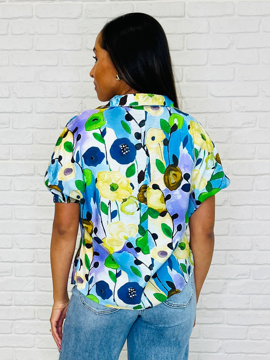 Fielding Questions Floral Top-Womens-Ave Shops-[option4]-[option5]-[option6]-[option7]-[option8]-Shop-Boutique-Clothing-for-Women-Online