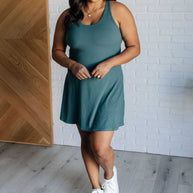 First Serve Dress in Everglade Green-Athleisure-Ave Shops-[option4]-[option5]-[option6]-[option7]-[option8]-Shop-Boutique-Clothing-for-Women-Online
