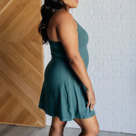 First Serve Dress in Everglade Green-Athleisure-Ave Shops-[option4]-[option5]-[option6]-[option7]-[option8]-Shop-Boutique-Clothing-for-Women-Online