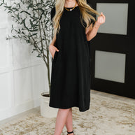 Flatter Me Later Relaxed Dress in Black-Womens-Ave Shops-[option4]-[option5]-[option6]-[option7]-[option8]-Shop-Boutique-Clothing-for-Women-Online