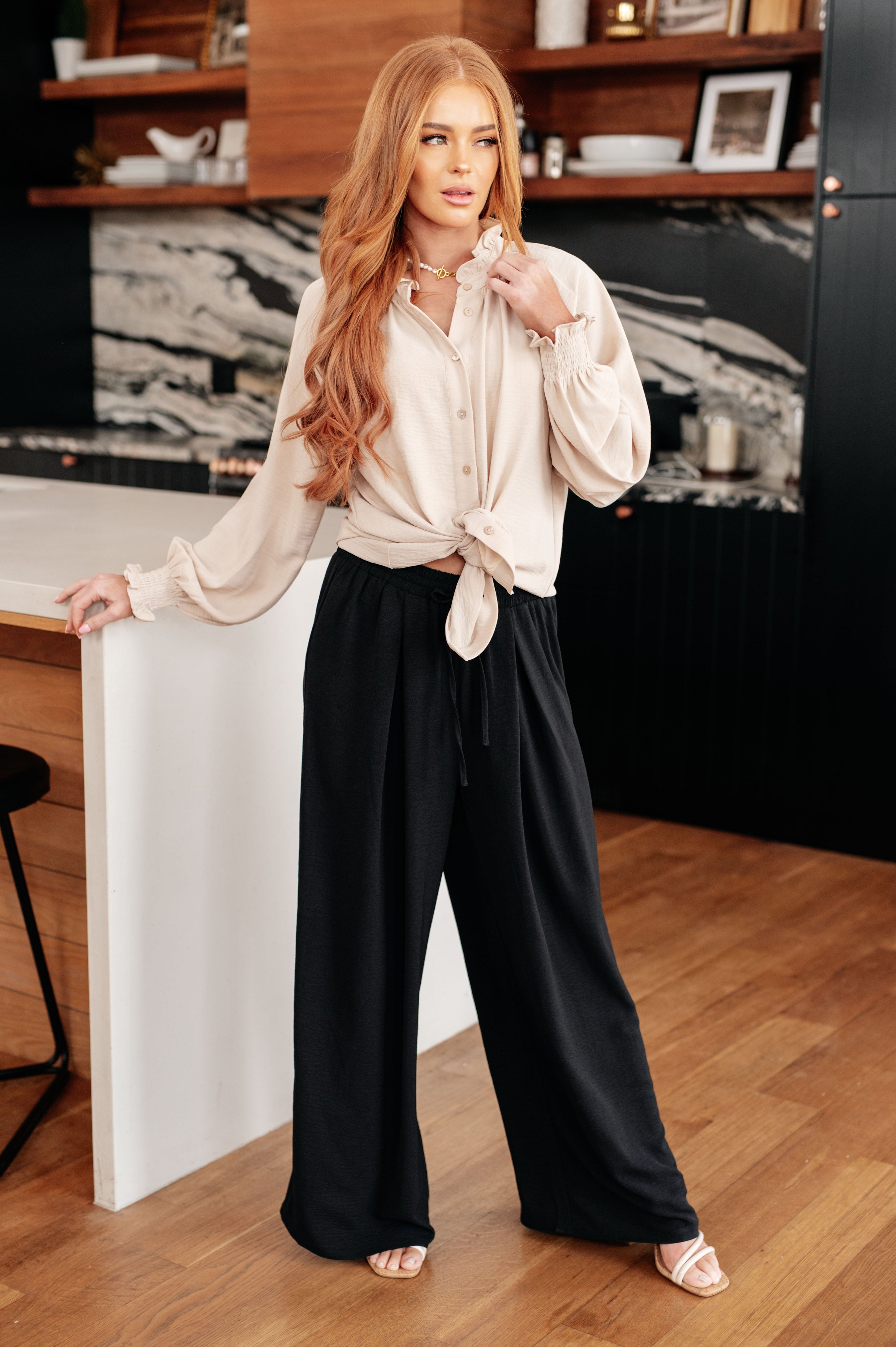 For You I Do Button Up Blouse-Tops-Ave Shops-[option4]-[option5]-[option6]-[option7]-[option8]-Shop-Boutique-Clothing-for-Women-Online
