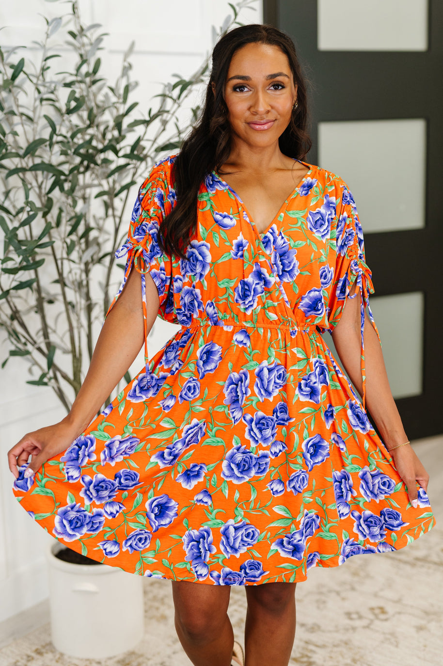 Frock Star V-Neck Skort Dress-Womens-Ave Shops-[option4]-[option5]-[option6]-[option7]-[option8]-Shop-Boutique-Clothing-for-Women-Online