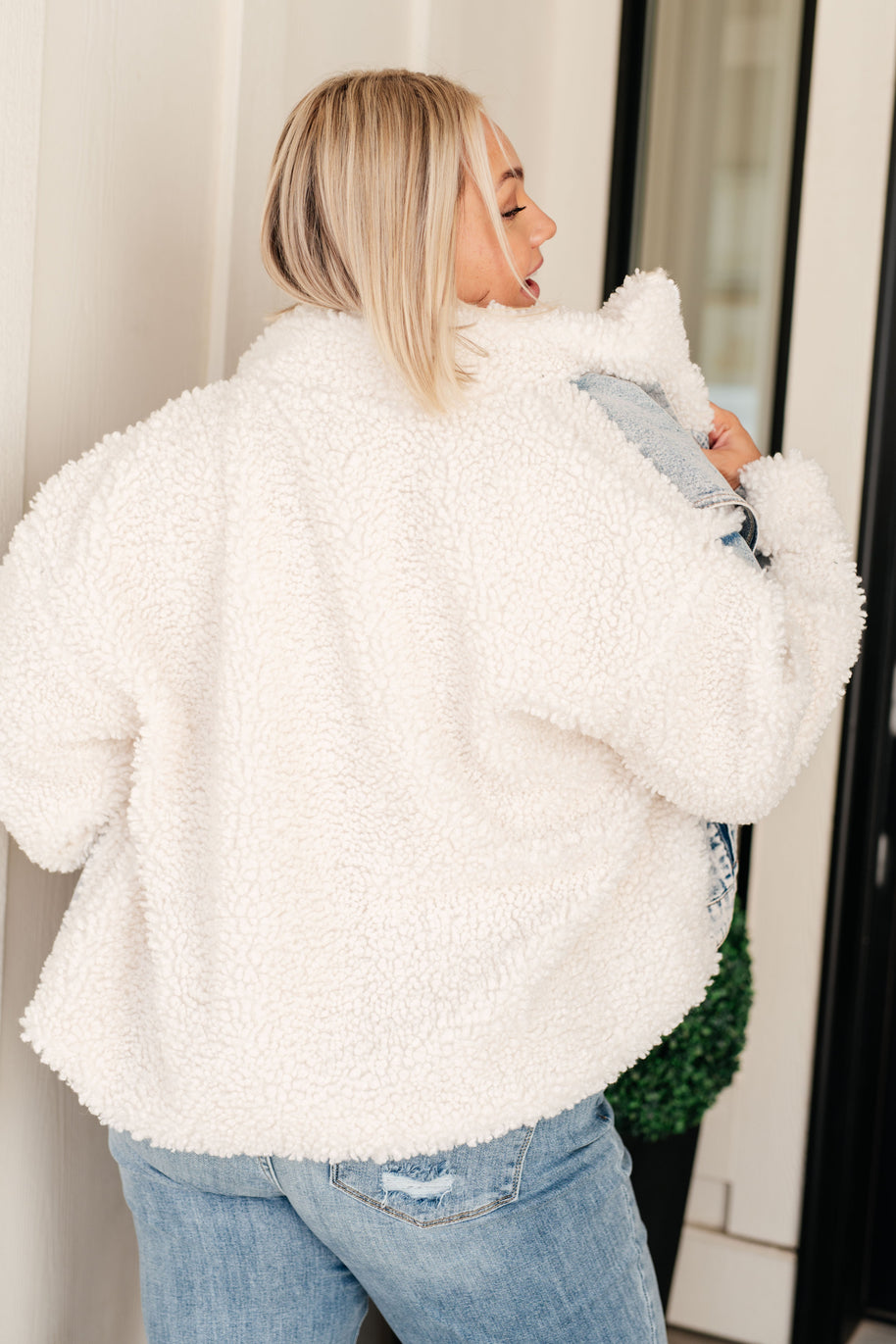 Full Send Sherpa Lined Denim Jacket-Denim-Ave Shops-[option4]-[option5]-[option6]-[option7]-[option8]-Shop-Boutique-Clothing-for-Women-Online