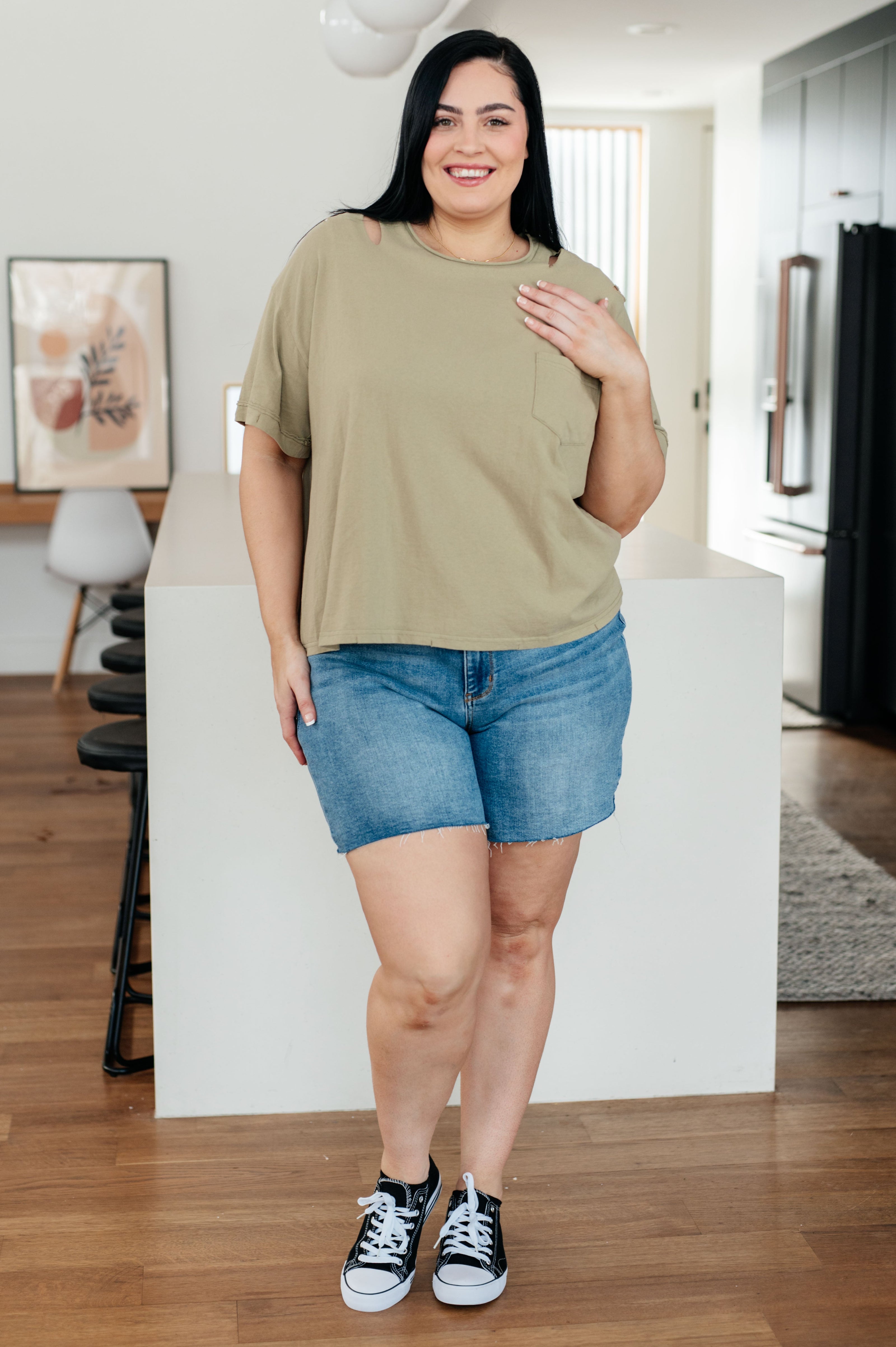 Future Ex-Boyfriend Distressed T-Shirt-Tops-Ave Shops-[option4]-[option5]-[option6]-[option7]-[option8]-Shop-Boutique-Clothing-for-Women-Online