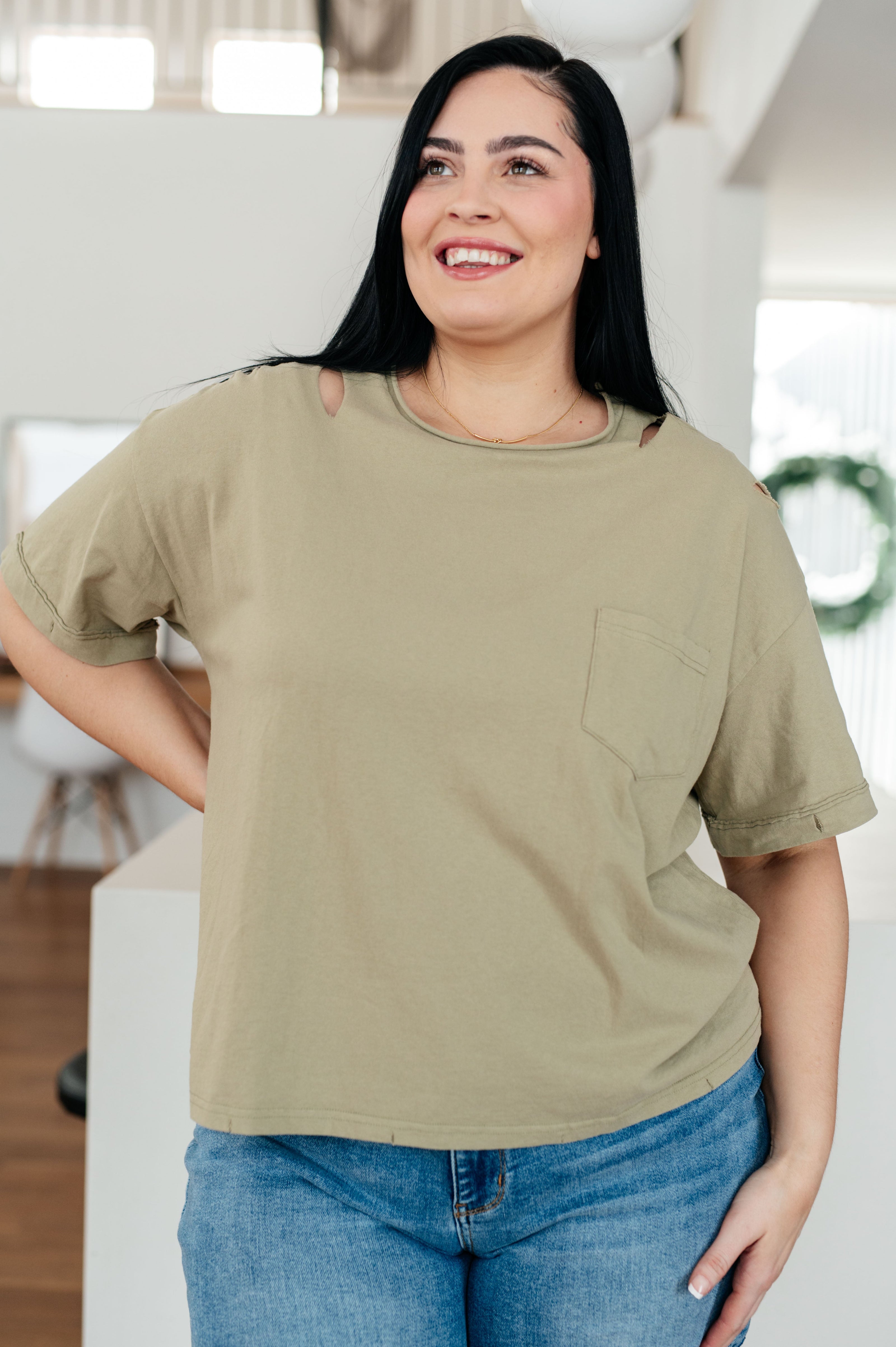 Future Ex-Boyfriend Distressed T-Shirt-Tops-Ave Shops-[option4]-[option5]-[option6]-[option7]-[option8]-Shop-Boutique-Clothing-for-Women-Online