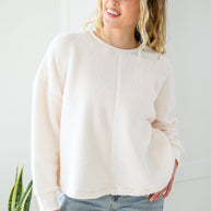 Fuzzy Cuddles Sweater in Off White-Womens-Ave Shops-[option4]-[option5]-[option6]-[option7]-[option8]-Shop-Boutique-Clothing-for-Women-Online