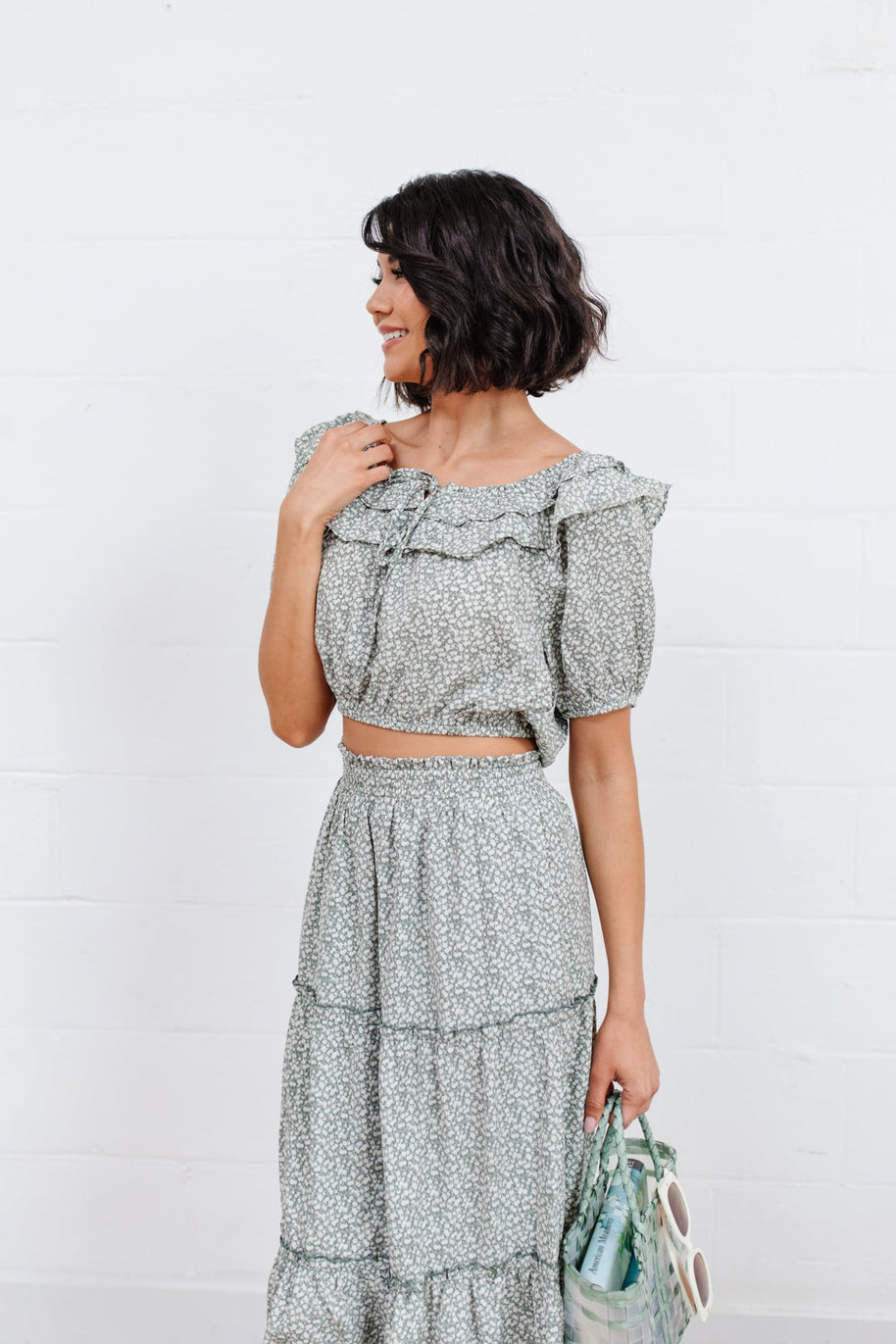 Golden Hour Top in Sage-Womens-Ave Shops-[option4]-[option5]-[option6]-[option7]-[option8]-Shop-Boutique-Clothing-for-Women-Online