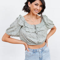 Golden Hour Top in Sage-Womens-Ave Shops-[option4]-[option5]-[option6]-[option7]-[option8]-Shop-Boutique-Clothing-for-Women-Online