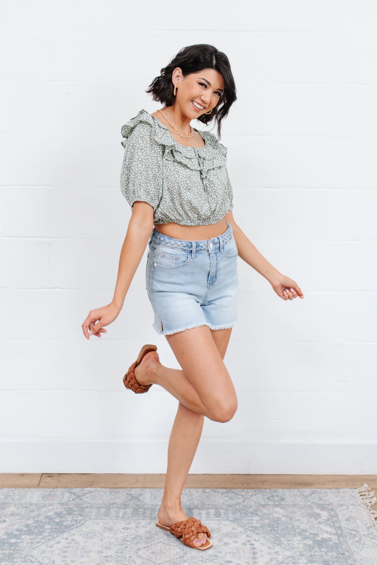 Golden Hour Top in Sage-Womens-Ave Shops-[option4]-[option5]-[option6]-[option7]-[option8]-Shop-Boutique-Clothing-for-Women-Online