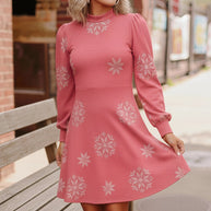 Snowflake Kisses Red Dress-Haptics-[option4]-[option5]-[option6]-[option7]-[option8]-Shop-Boutique-Clothing-for-Women-Online