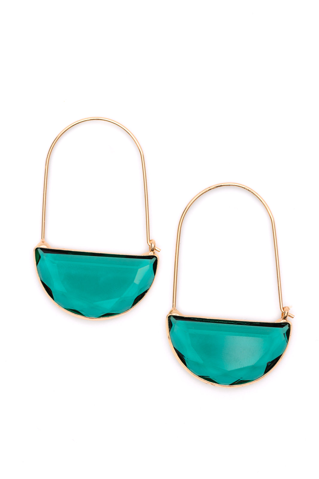 Half Circle Crystal Earrings-Accessories-Ave Shops-[option4]-[option5]-[option6]-[option7]-[option8]-Shop-Boutique-Clothing-for-Women-Online