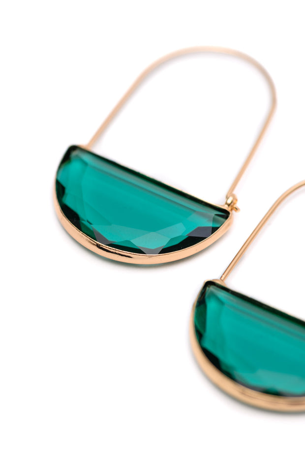 Half Circle Crystal Earrings-Accessories-Ave Shops-[option4]-[option5]-[option6]-[option7]-[option8]-Shop-Boutique-Clothing-for-Women-Online
