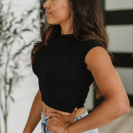 Zenana Halfway to Heaven Cropped Top in Black-Womens-Ave Shops-[option4]-[option5]-[option6]-[option7]-[option8]-Shop-Boutique-Clothing-for-Women-Online