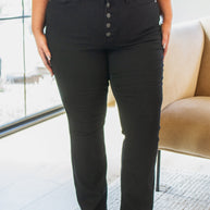 Judy Blue Harriet High Rise Button Fly Bootcut Jeans in Black-Denim-Ave Shops-[option4]-[option5]-[option6]-[option7]-[option8]-Shop-Boutique-Clothing-for-Women-Online