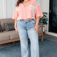 POL Havana Nights Button Up Top-Tops-Ave Shops-[option4]-[option5]-[option6]-[option7]-[option8]-Shop-Boutique-Clothing-for-Women-Online